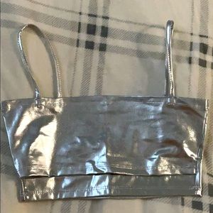 Metallic Crop top